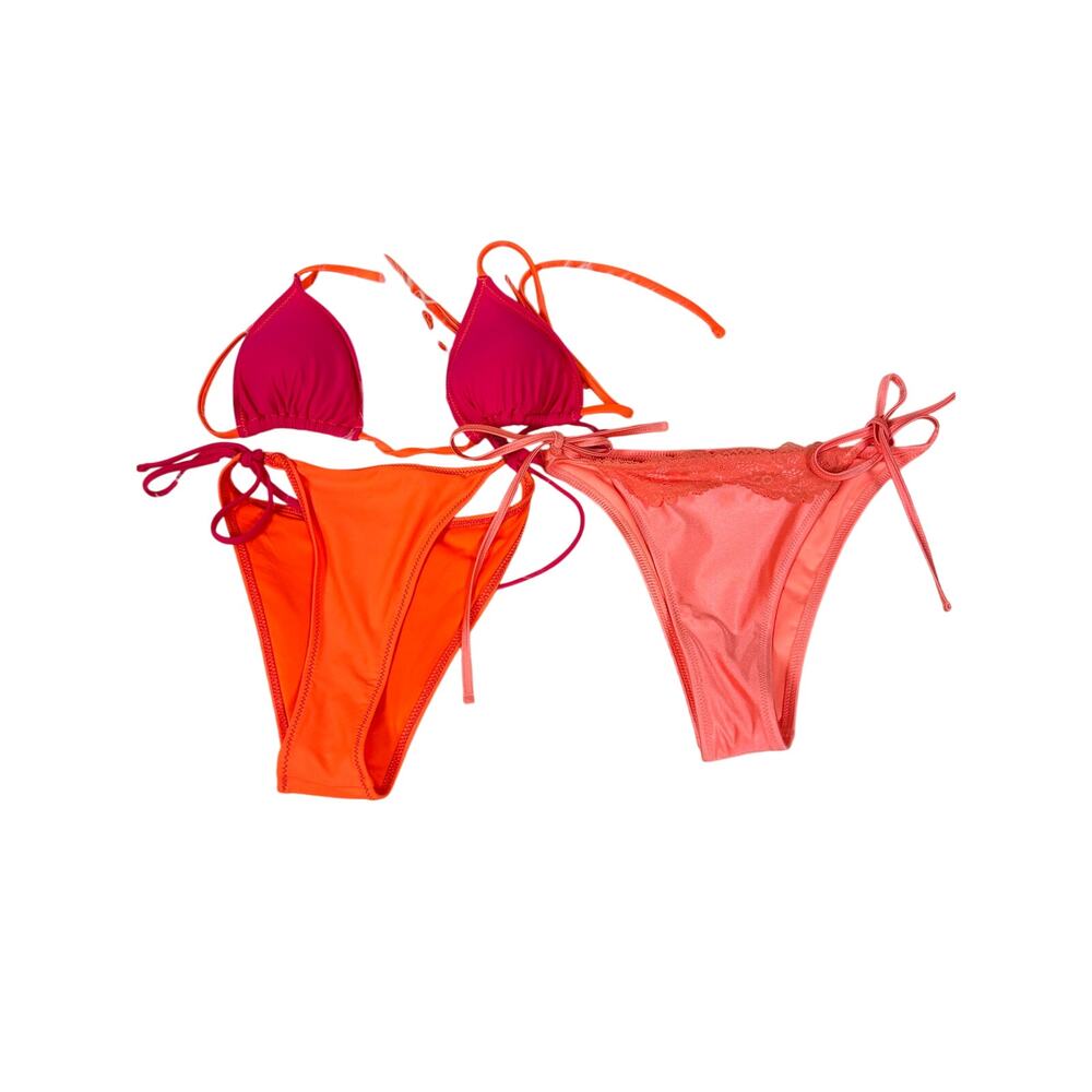 Aerie Orange/Pink Sun Lover Bikini size S/M